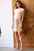 Pastel Knit Mini Skirt